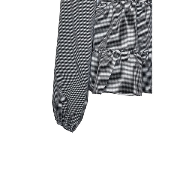 Hyfve Women's Top Square Neck Puff Sleeves Long Sleeve Elastic Wrists Small NWOT - Picture 8 of 10